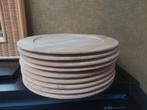 Houten onderborden – Set van 9 (Ø 32,5 cm), Overige materialen, ., Ophalen of Verzenden, Zo goed als nieuw