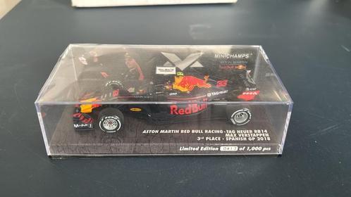 Minichamps 1:43 RB14 Max Verstappen Spanje 2018, Hobby en Vrije tijd, Modelauto's | 1:43, Nieuw, Auto, MiniChamps, Ophalen of Verzenden