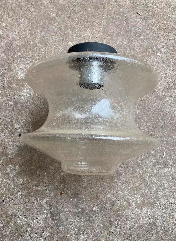 Raak Amsterdam glazen plafondlamp Meerpaal, Huis en Inrichting, Lampen | Plafondlampen, Gebruikt, Glas, Metaal, Ophalen of Verzenden