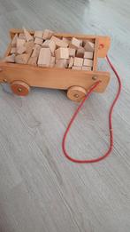 Houten blokkenwagen, Ophalen