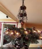 Grote kerst kroonluchter op  ijzeren frame met verlichting, Diversen, Kerst, Ophalen of Verzenden, Zo goed als nieuw