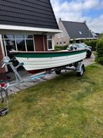 Te koop! Verano 4m elektromotor, accu, lader kanteltrailer!, Watersport en Boten, Sloepen, Ophalen, Tot 10 pk, Zo goed als nieuw