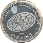 Nederland 10 gulden 1999 Millennium, Postzegels en Munten, Munten | Nederland, Koningin Beatrix, Zilver, Ophalen of Verzenden