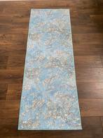 Vloerkleed Amandelbloesem anti-slip wasbaar, Gebruikt, Blauw, 150 tot 200 cm, Rechthoekig