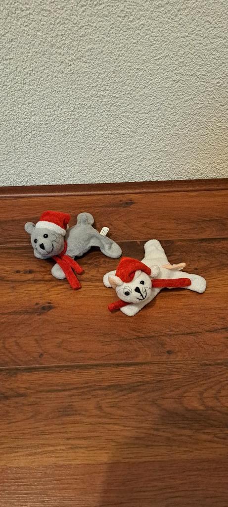 Set van twee schattige kleine beertjes met magneetjes., Kinderen en Baby's, Speelgoed | Knuffels en Pluche, Zo goed als nieuw