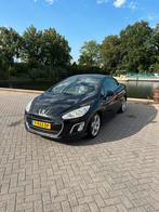Peugeot 308 1.6 CC 2012 Zwart cabrio, Auto's, Voorwielaandrijving, 1490 kg, Cabriolet, 4 stoelen