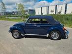 Volkswagen Kever 1303 LS cabriolet 1978 Blauw 1600cc, Auto's, Achterwielaandrijving, Zwart, Cabriolet, Blauw