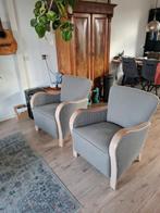 Twee vintage fauteuils, Ophalen, Gebruikt, Vintage, 75 tot 100 cm