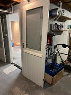 2 Hardhouten Buitendeuren 88x211cm, Doe-het-zelf en Verbouw, Deuren en Horren, Gebruikt, 80 tot 100 cm, Ophalen of Verzenden, Buitendeur
