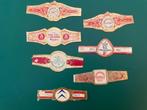 Sigarenbandjes bedrijven (7 bandjes), Verzamelen, Rookartikelen, Aanstekers en Luciferdoosjes, Verzenden, Gebruikt, Sigarenbandjes
