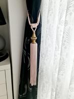 gordijnknop tweezijdig en één middelste knop in lichte poede, Ophalen of Verzenden, Zo goed als nieuw, Minder dan 100 cm