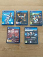 PS4 Games - FIFA 19, COD, Crash, Spider-Man, F1 2018, Spelcomputers en Games, Ophalen, Gebruikt, Overige genres, 1 speler