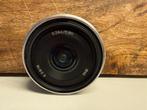 Sony E 16mm f/2.8 pancake groothoeklens, Ophalen of Verzenden, Zo goed als nieuw, Groothoeklens