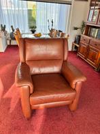Gratis Fauteuil, Huis en Inrichting, Fauteuils, Ophalen, Gebruikt, 75 tot 100 cm, Leer