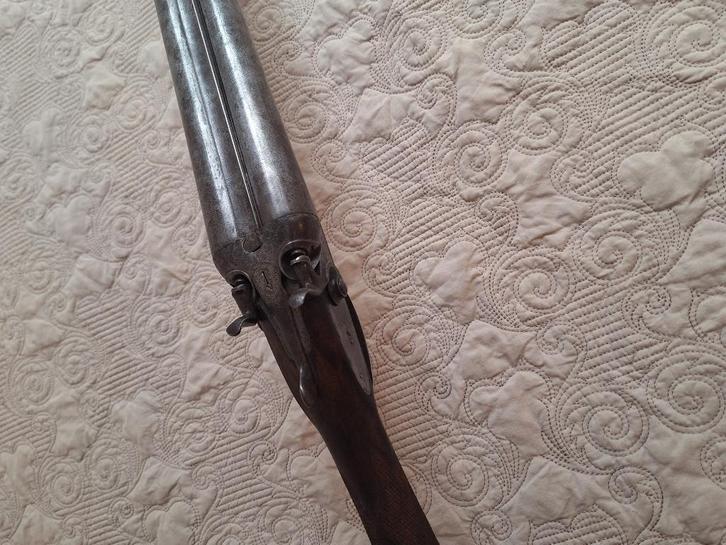 Engelse dubbelloops met Verklaring van vrijstelling, Verzamelen, Militaria | Algemeen, Overige soorten, Overige typen, Nederland