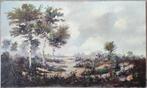 Hollandse School (XX) G.J. Hijgers - Heidelandschap, Antiek en Kunst, Kunst | Schilderijen | Klassiek, Ophalen of Verzenden