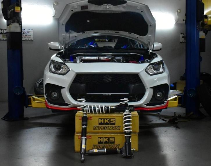 HKS Hipermax S schroefset verlaging - Swift Sport 1.4 ZC33S, Auto diversen, Tuning en Styling, Ophalen of Verzenden