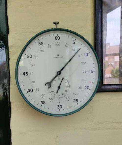 Junghans Laboratorium klok 1962, Antiek en Kunst, Antiek | Klokken, Ophalen of Verzenden
