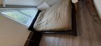 Tweepersoonsbed 140, Huis en Inrichting, Slaapkamer | Bedden, Ophalen, Wit, Tweepersoons, 140 cm