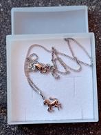 Paarden hanger en ketting 925 sterling zilver, Ophalen of Verzenden, Nieuw, Zilver, Ketting