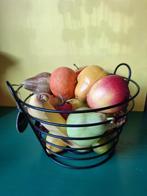 Mand gevuld met kunstfruit, Ophalen of Verzenden, Zo goed als nieuw