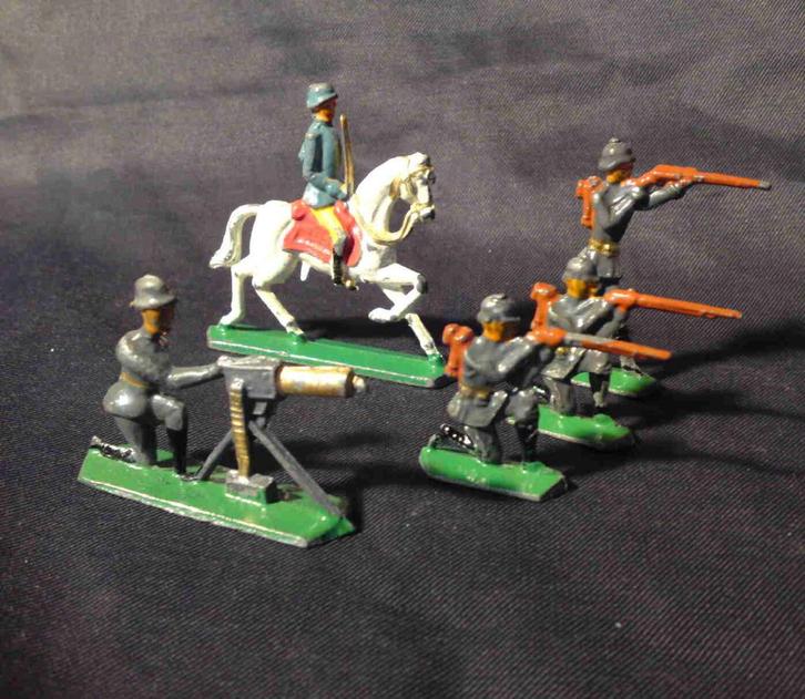 Tinnen soldaatjes ! Duitsland WO II !, Antiek en Kunst, Antiek | Speelgoed, Ophalen