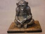 Zwaar beeldje "Chimpansee, aap", Antiek en Kunst, Ophalen of Verzenden