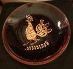 Aardewerk  bord met kip, Ophalen of Verzenden