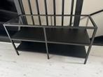 Stijlvolle Kast met Glazen Blad, 100 tot 150 cm, Ophalen of Verzenden, Zo goed als nieuw, Metaal