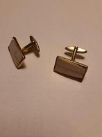 Elegante manchetknopen, Ophalen of Verzenden, Zo goed als nieuw, Overige materialen, Verguld