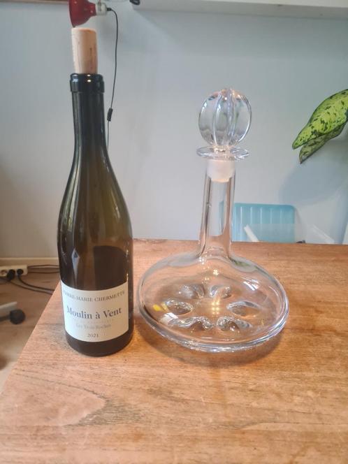 Orrefors Kristallen Karaf, ontwerp van Nils Landberg, Antiek en Kunst, Antiek | Glas en Kristal, Ophalen of Verzenden