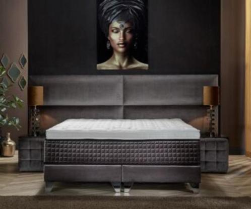 Serta Bed Brut Limited Edition, Huis en Inrichting, Slaapkamer | Bedden, Zo goed als nieuw, Tweepersoons, 180 cm, 200 cm, Stof
