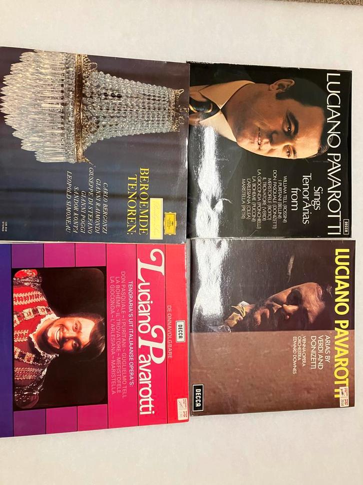 Pavarotti & Beroemde Tenoren LP's (4 stuks), Cd's en Dvd's, Cd's | Klassiek, Gebruikt, Opera of Operette, Romantiek, Ophalen of Verzenden