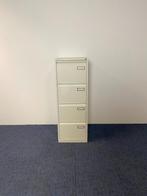 Ladekast Bisley, lichtgrijs, H 132 x B 47 x D 62,5 cm.