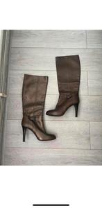 Hoge bruine laarzen Hugo Boss maat 39, Ophalen, Hoge laarzen, Bruin, Gedragen