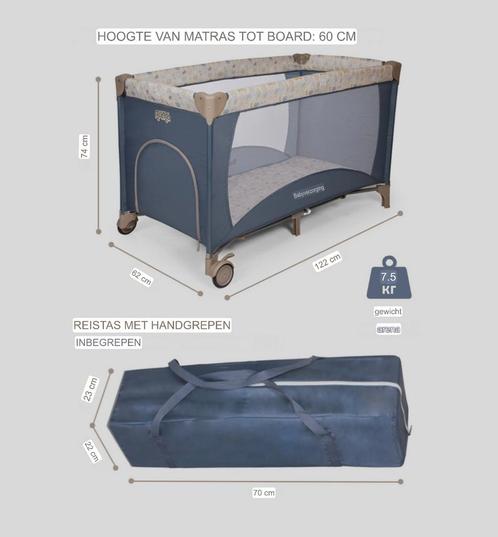 Camping bed met deur, Kinderen en Baby's, Boxen, Zo goed als nieuw, Ophalen