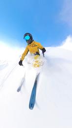 Gele ski/snowboard jas+broek Heren maat S, Ophalen of Verzenden, Zo goed als nieuw, Kilpi & Dreamscape, Maat 46 (S) of kleiner