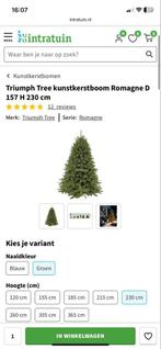 NIEUW! Triumph Tree kunstkerstboom Romagne D157 H230, Ophalen, Nieuw