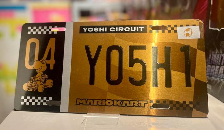 Nintendo kentekenplaat - Mario Kart - Yoshi *LIMITED ED.*, Verzamelen, Poppetjes en Figuurtjes, Nieuw, Ophalen of Verzenden