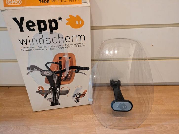 Yepp windscherm voor op de fiets, Fietsen en Brommers, Fietsaccessoires | Fietsstoeltjes, Gebruikt, Voorzitje, Ophalen