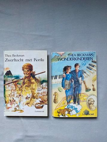 Thea Beckman Boeken - Zwerftocht & Wonderkinderen beschikbaar voor biedingen