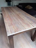 Teak eettafel, Huis en Inrichting, Tafels | Eettafels, Ophalen, Gebruikt, Teakhout, 50 tot 100 cm