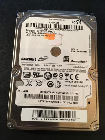 Samsung ST750LM022 - 750GB 2,5" [HDD-1056] 15-9 beschikbaar voor biedingen