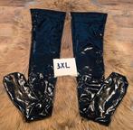 Lak bedkousen laarzen panty, Verzenden, Nieuw, Overige maten, Zwart