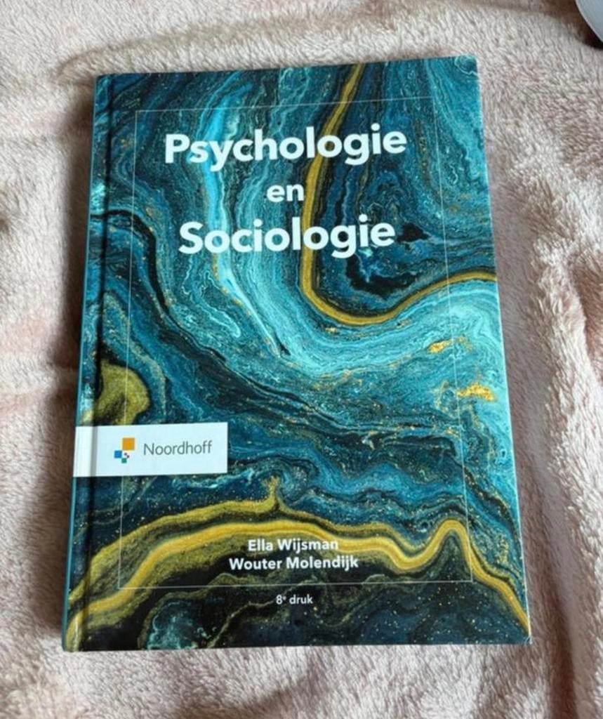 Psychologie en Sociologie - Ella Wijsman, Boeken, Studieboeken en Cursussen, Verzenden, Alpha, Zo goed als nieuw, HBO