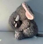 Olifant met baby knuffel 25cm, Ophalen, Zo goed als nieuw, Overige typen