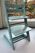 Stokke Tripp Trapp Aqua Blue - Met Pootverlengers, Ophalen of Verzenden, Zo goed als nieuw, Stoel(en)