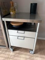 Bulthaup Systeem 20 Trolley Keukenblok, Ophalen, Gebruikt, 50 tot 100 cm, Metaal