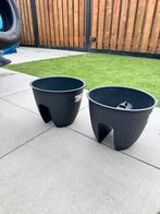 2 bloembakken voor een balkon, Tuin en Terras, Bloembakken en Plantenbakken, Ophalen, Kunststof, Minder dan 30 cm, Balkon