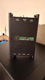 Mackie MDB-USB Passieve Stereo DI Box, Muziek en Instrumenten, Ophalen of Verzenden, Gebruikt, Minder dan 500 watt, Overige typen
